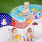 Scione Patriotic Rubber Ducks - 24 Pcs Independence Day Novelty Funny Squeeze Baby Shower Bathtub Ducks For Fourth Of July Party