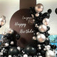 MEBAY Black Silver Balloons Garland Arch Kit, 146Pcs Latex Balloons, 18-5 Inch for Party, Wedding, Birthday Decorations