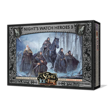 Cmon A Song Of Ice And Fire Tabletop Miniatures Game Night'S Watch Heroes Iii Box Set - Defenders Of The Realm! Strategy Game Fo