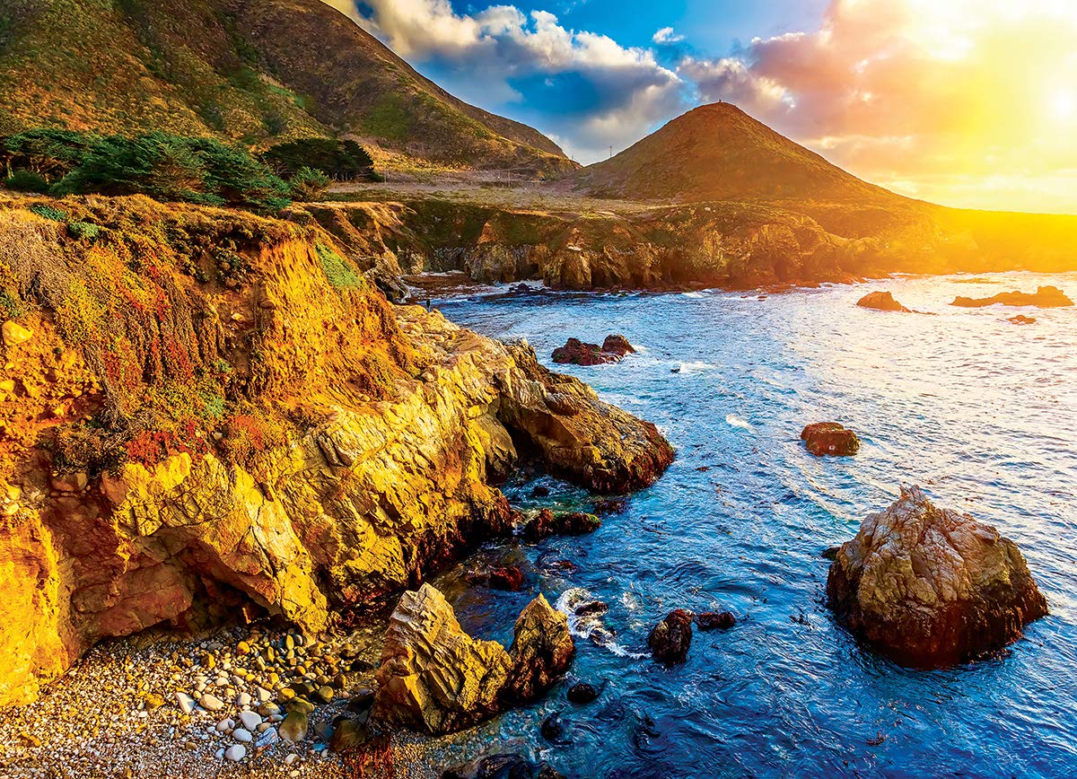 Sunset On The Pacific Coast