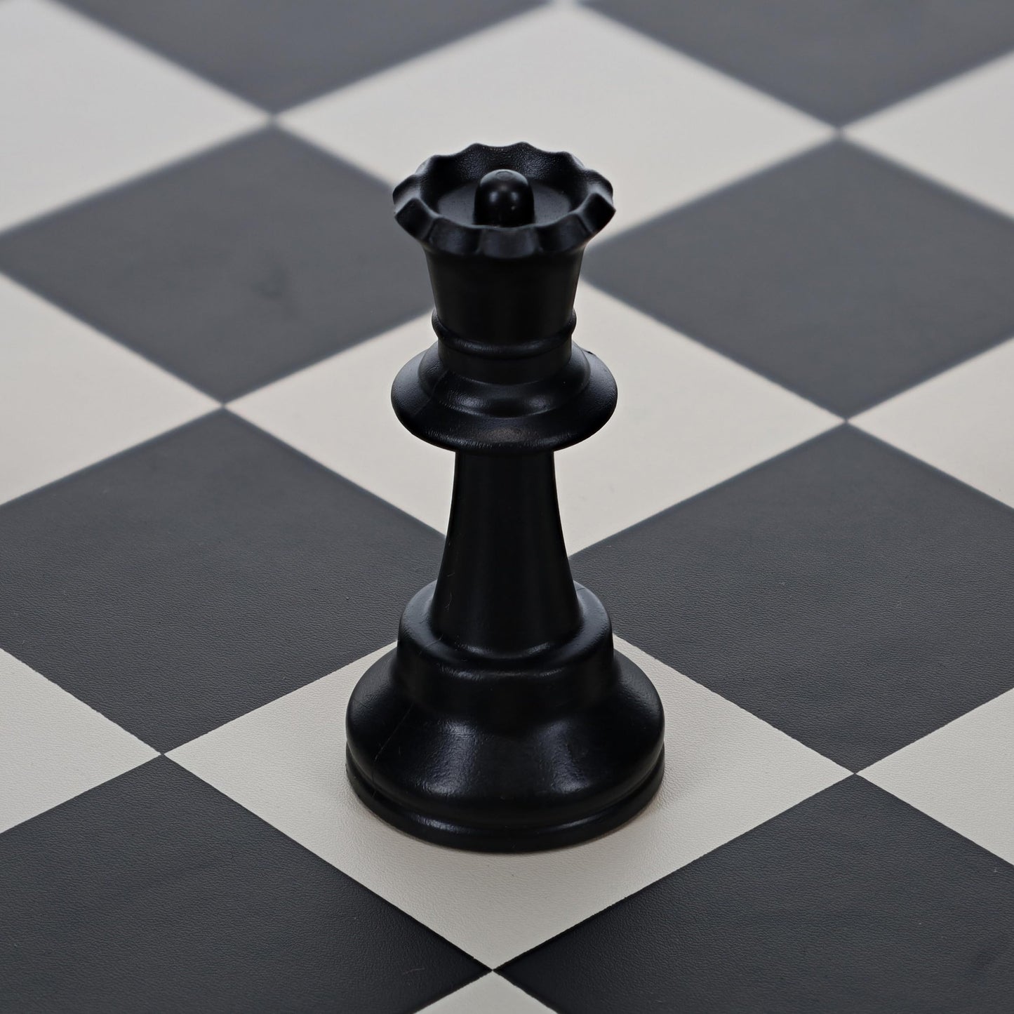 WE Games Replacement Dark Queen Chess Piece - Plastic, Felt Bottom, Classic Design for Tournament Chess Set