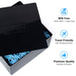 8 Puzzle Sorting Trays With Lid 8'' X 8'' - Jigsaw Puzzle Accessories Black Background Makes Pieces Stand Out To Better Sort Pat