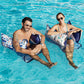 FindUWill 2-Pack Fabric Pool Floats  Inflatable Water Hcks  XL Large Pool Float Lounger Chair for mature-themed