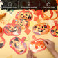 25 Sets Thanksgiving Pumpkin Tissue Paper Crafts Thanksgiving DIY Art and Craft Kits with Stickers Make Your Own Pumpkin Hanging