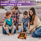 Kiapeak Shut The Box Dice Game, 10 Numbers Traditional Wooden Pub Bar Board Game, Family Classics Tabletop Version Games For Cla