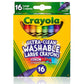 Crayola Ultra Clean Washable Crayons, Large Crayons for Toddlers, 16 Count, Gifts for Kids
