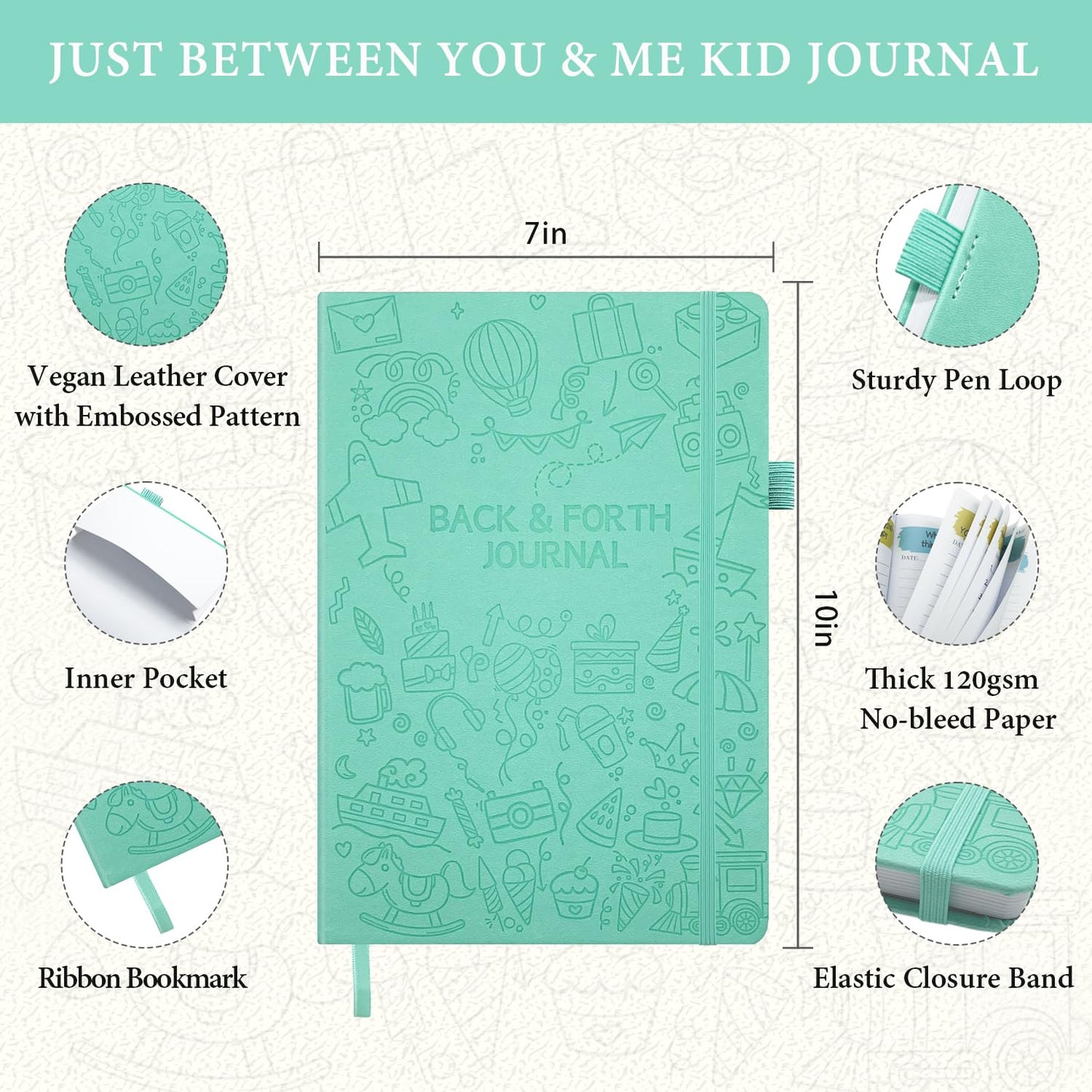 Just Between You And Me Kid Journal - A Back & Forth Journal For Grown-Up & Kid / Parent & Child To Strengthen Bond, Build Commu