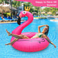 Topdear Inflatable Flamingo Pool Float, 42'' Pink Flamingo Swim Tube Rings, Large Pool Beach Floaties Lake, Blow Up Beach Floaty