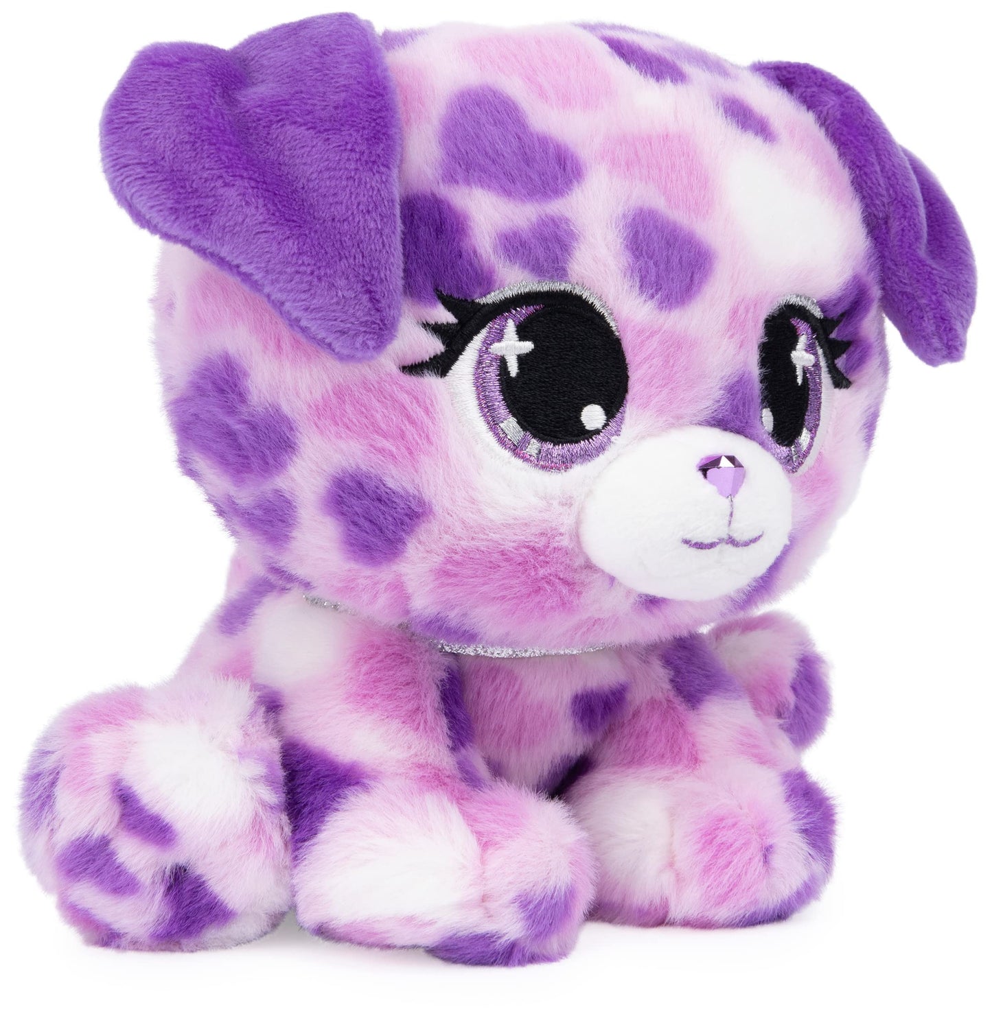 GUND P.Lushes Pets Callie La’Pooch Puppy Stuffed Animal, 6", Purple/Pink, Model 6065982, Soft Fabric