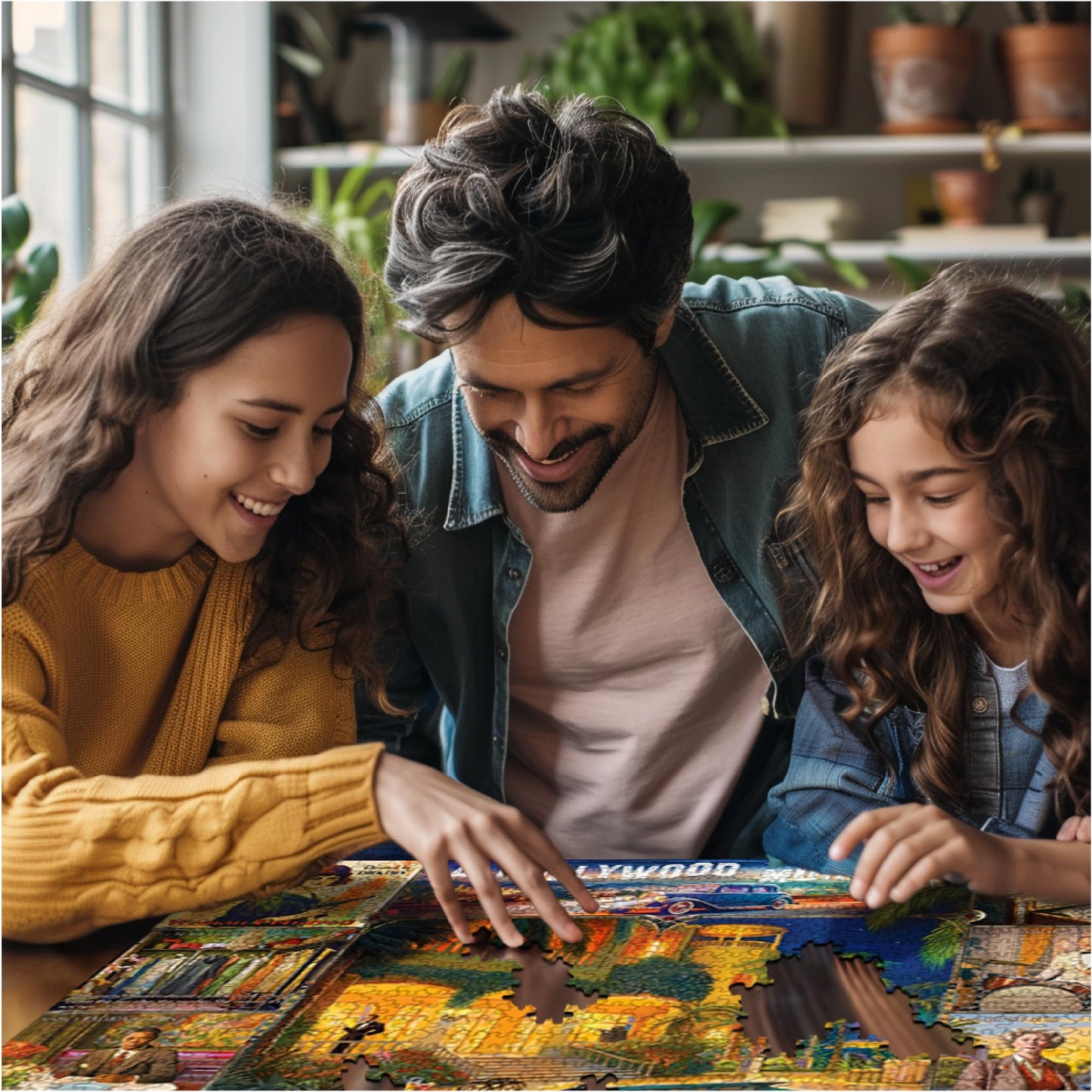 White Mountain Puzzles Hollywood Murder Mystery 1000 Piece Jigsaw Fun Collage Puzzle