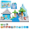 Cagwulle Magnetic Blocks-130Pcs Mine Magnet 3D Craft World Set,Magnetic Blocks Le Building Go Toys For Kids,Stem Sensory Toys Fo