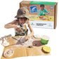 Kiwico Dinosaur Fossil Dig Kit For Kids Age 6+ | Excavate & Build Dinosaur Skeleton, Make Fossil Impressions | Stem Paleontology