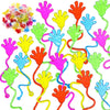 Leyndo 200 Pcs Glitter Sticky Hands Bulk Party Favors Sticky Hand for Kids Goodie Bag Stuffer Mini Stretchy Sticky Toys Kids Bir