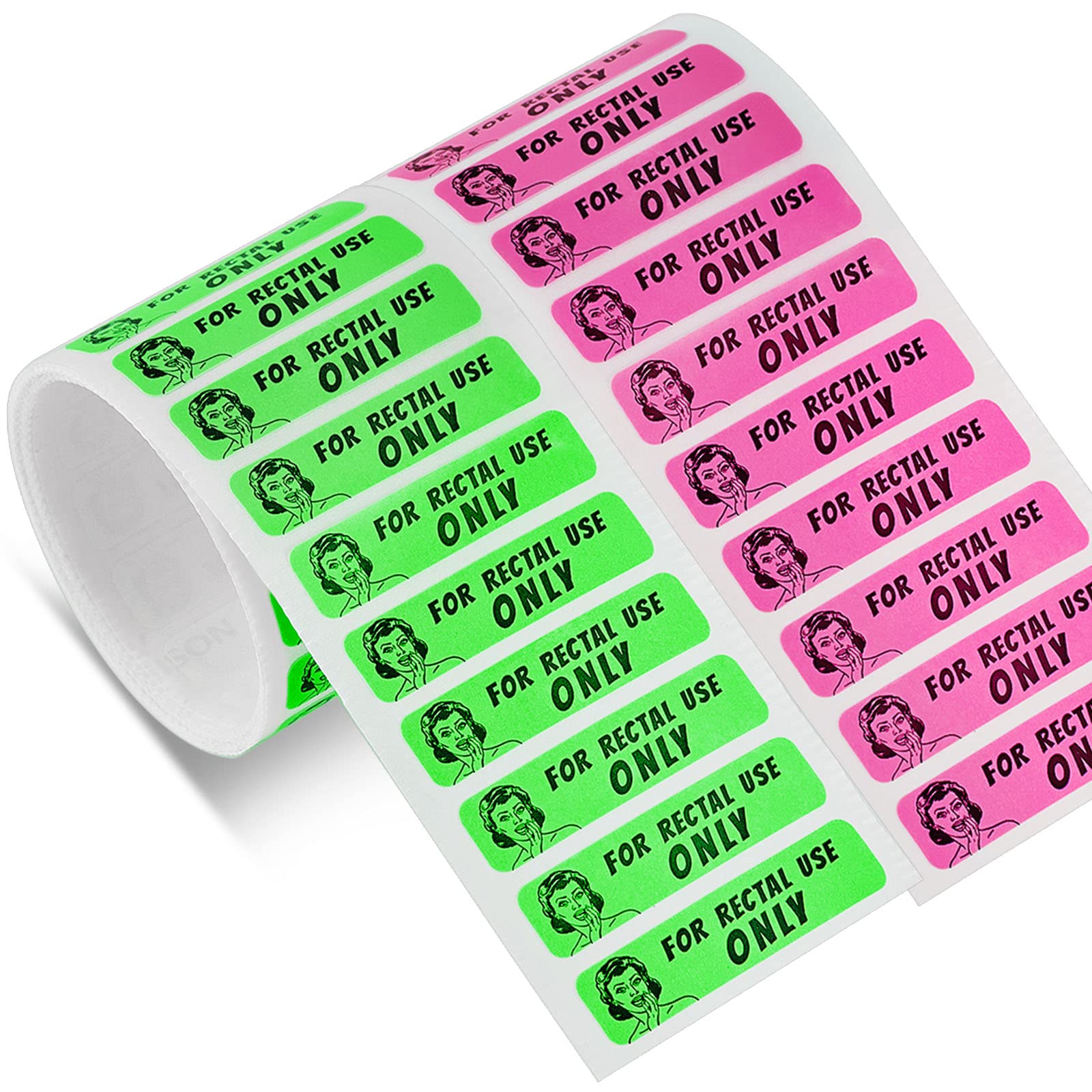 Epakh 400 Pieces Prank Stickers Funny Gag Pranks Gifts For Prank Stuff And Practical Jokes (Green, Purple)