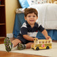 Melissa & Doug School Bus Wooden Play Set With 7 Play Figures School Bus Toys For Kids, Classic Toddler Toys For Kids