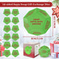 Tfanghao Santa Swap Gift Exchange Dice  3 * 3in 2025 New-Exchange Gifts Dice Games for Christmas Stocking Stuffers for Teen Men Women  Anniversary Birthday Dice Games for Friends for Xmas