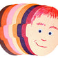 Roylco Funny Face Pad, 5 x 8 Inches, Assorted Colors, 50 Sheets