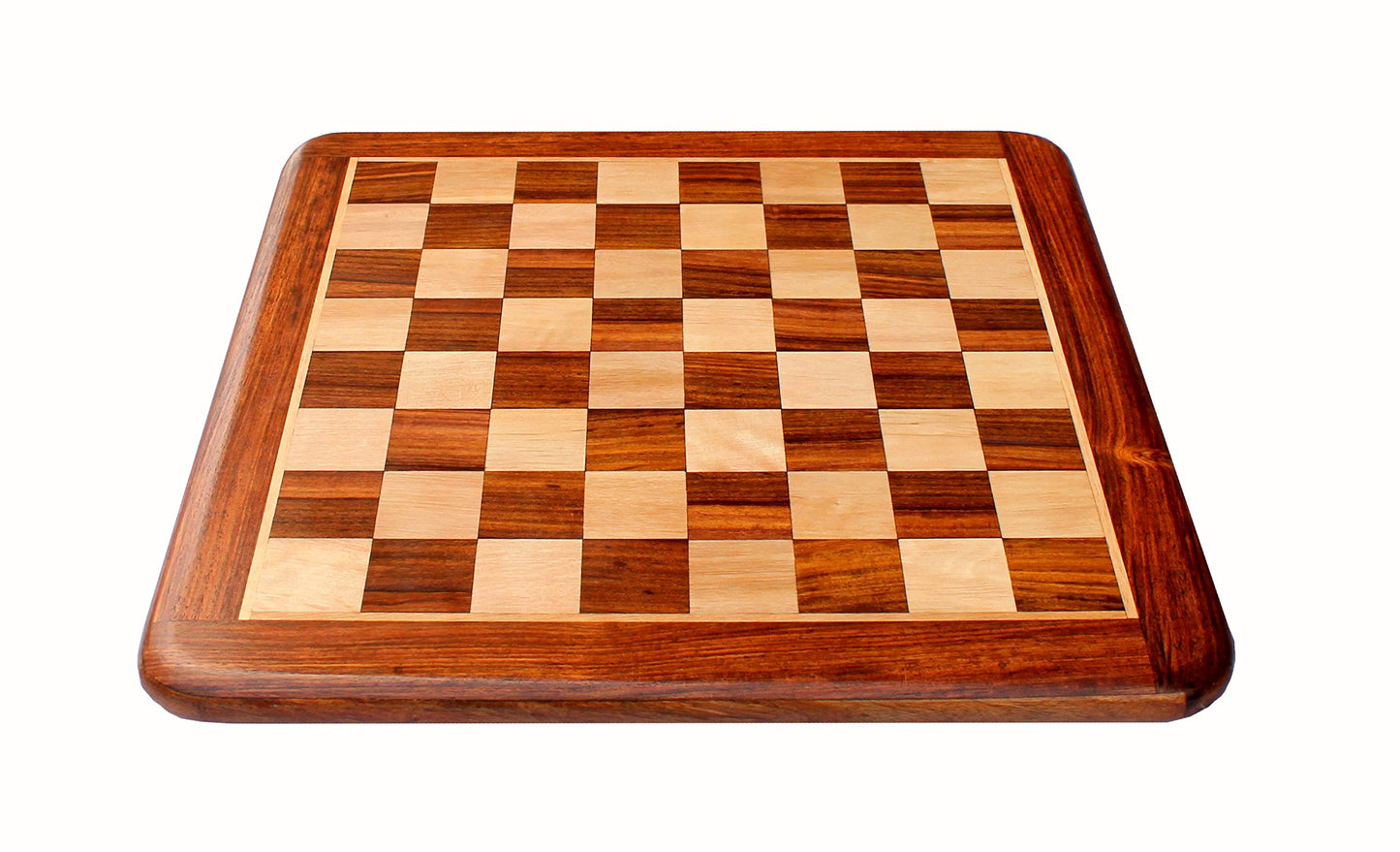 Stonkraft Wooden Chess Board Without Pieces For Professional Chess Players - Appropriate Wooden & Brass Chess Pieces Chessmen Available Separately By Brand (21X21 Acacia Wood)