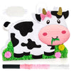 WERNNSAI Dairy Cow Piata - Farm Animal Party Game Cow Pinata for Girls Birthday Party Decorations Kids Happy Party Favor Supplie