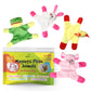 Animal Magnets Toy Set For Refrigerator, Fridge And Board Magnets, Plush Animal Toys (4-Piece Set)
