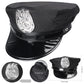 Kyson 8Pcs Police Costume Kit For Boys Police Officer Cop Dress Up Accessories Halloween Career Day (Navy)