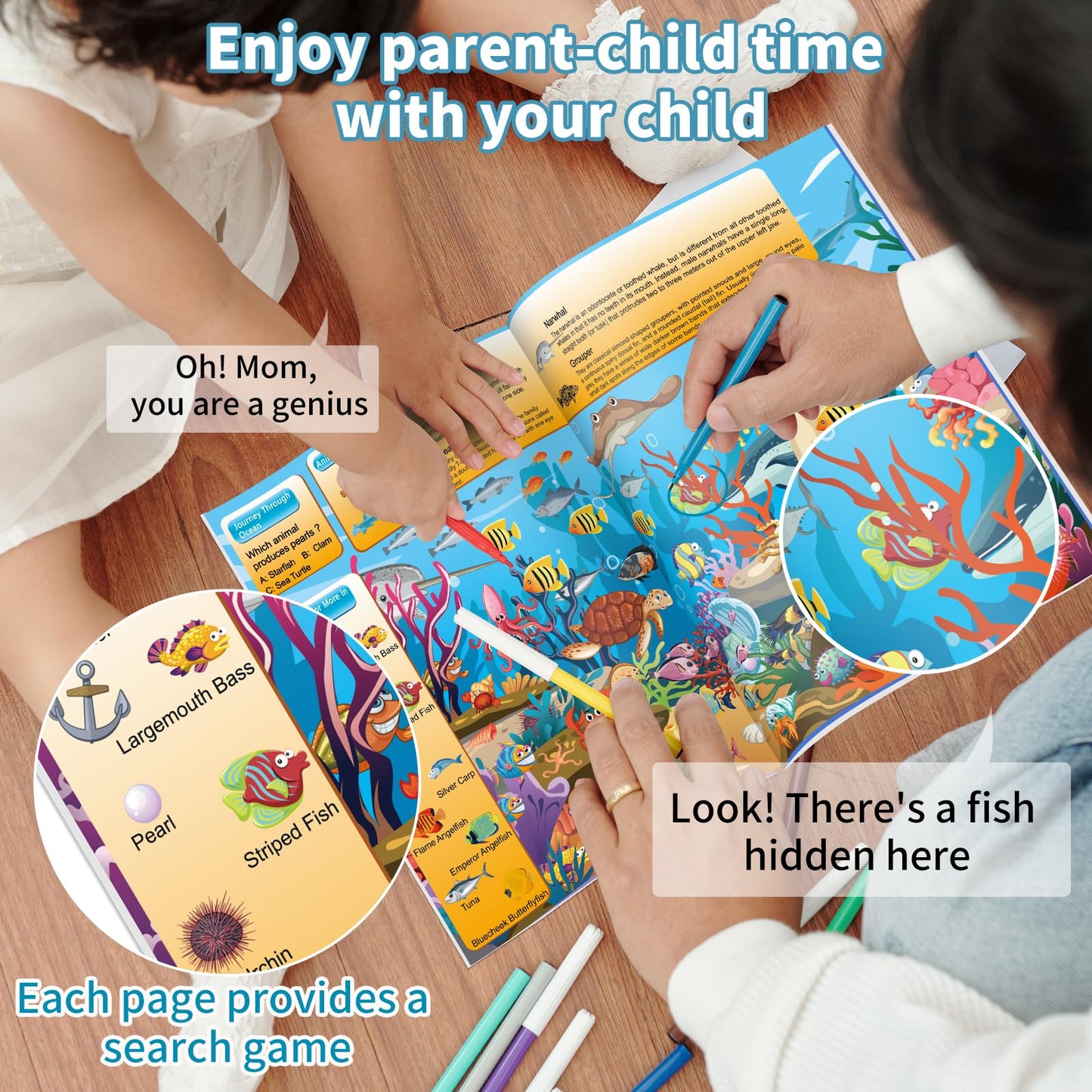 Elfew 4 Pack Search And Find Activity Book For Kids Ages 3-5 4-8 8-12, Travel Game Car Game,Travel Toys For Road Trip Airplane Activities,Over 240 Fun Animal Knowledge