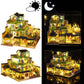 Spilay Dollhouse DIY Miniature Wooden Furniture Kit Mini Handmade Big Castle Model with LED & Music Box 1:24 Scale Creative Doll House Toys for mature-themed Gift
