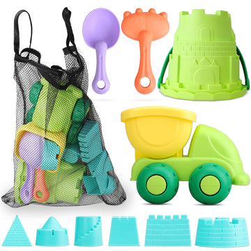 TOY Life Beach Toys for Toddler 1-3 Sand Toys for Kids Beach Toys for Kids Ages 4-8 Sandbox Toys Dump Truck Toy Beach Toys for K