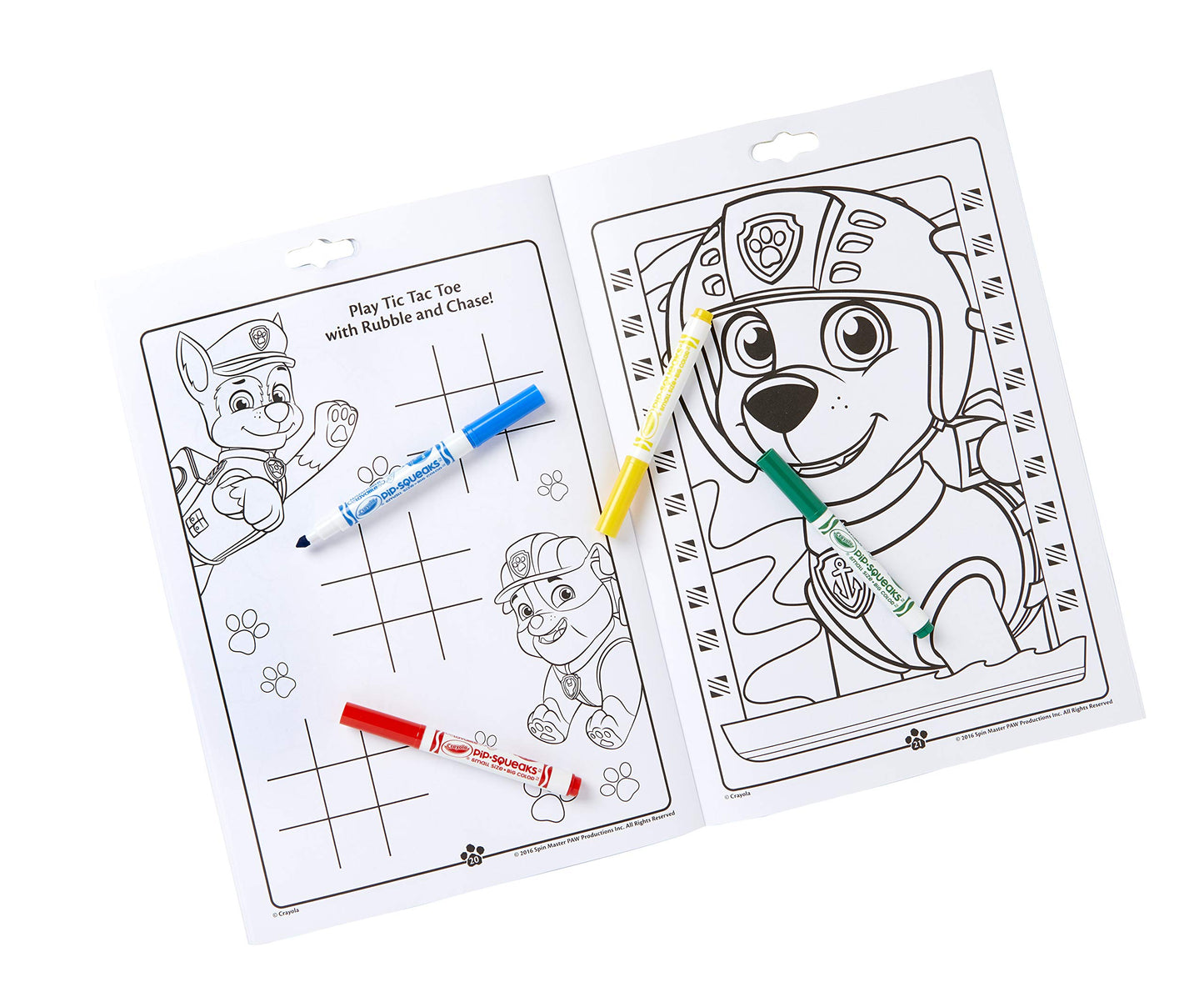 Crayola Paw Patrol Coloring & Activity Pad, 32 Pages & 7 Markers