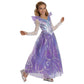 Disguise Wicked Glinda Deluxe For Good Costume, Official Movie Halloween Outfit for Kids, Girls Size (10-12)