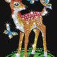 Sequin Art Red, Fawn, Sparkling Arts And Crafts Picture Kit, Creative Crafts