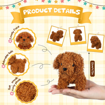 Hydren 30 Pcs Puppy Dogs Stuffed Animals Bulk Mini Dog Plush Soft Puppy Fluffy Stuffed Animal Dog For Kids Baby Girls Boys Birth