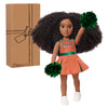 Just Play Hbcyou Famu Cheer Captain Alyssa 18-Inch Doll & Accessories, Curly Hair, Medium Brown Skin Tone, Designed And Developed By Purpose Toys