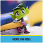 DC Comics Teen Titans Go! Beast Boy Flexible Action Figure - Twisty Titans Kids Toy for Ages 4 and Up