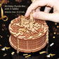 iDventure Birthday Cake Puzzle Box - 3D Gift Box for mature-themeds - Money Holder Puzzle Game - Escape Room Brain Teaser for Men & Women
