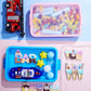 Beeveer 2 Pcs 15 Portable Sensory Bin Tray with Lid and Handle Transparent Lid Sensory Sand Box, Fill with Water, Sand, Beads an