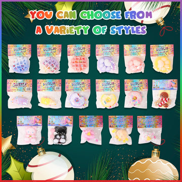 1Pcs Squishy Cat Squeeze Toys,Squishy Cat Kawaii Sticky Squishies Stress Relief Squishies For Kids Party Favors, Pinch Family Sq