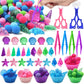 Zhowhoho 249 Pcs Summer Beach Sensory Bin Filler Summer Creatures Counting Sorting Sensory Bin Items Motor Toys Beach For Kids C