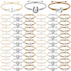 Sureio 48 Pcs Horse Rope Braided Bracelet Gifts Bulk Horse Goodie Party Favors Western Cowgirl Cowboy Adjustable Wedding Bridal
