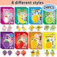 Kopokita 24 Sheets 8.3''  5.9'' Make Your Own Fruit Stickers For Toddlers Kids Party Favors, Make A Face Stickers For Kids Activ
