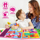 OKOOKO Dress Up House Felt Board 35PCS Double-Sided Foldable Dress Up Teaching Girls Toy Preschool Crafts Storytelling Early Lea