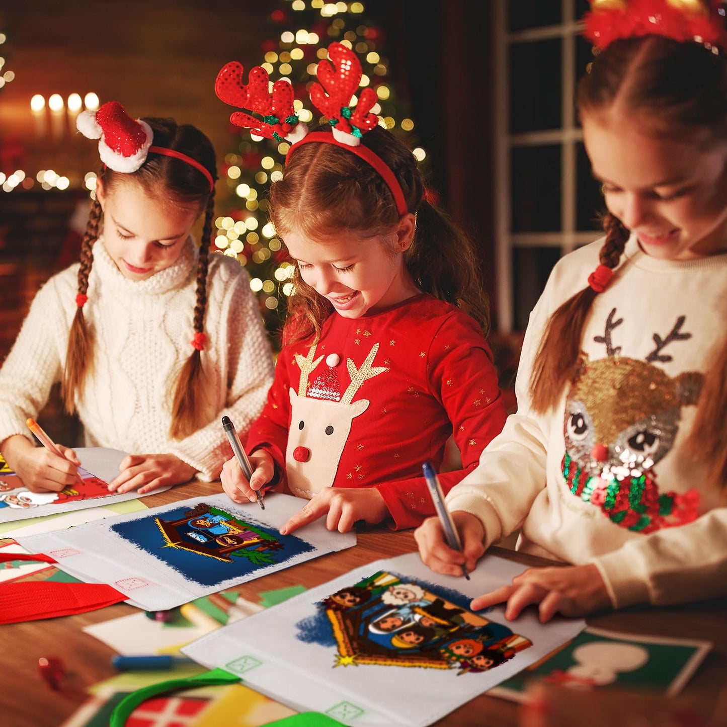 Kacctyen 45 Pcs Farm Animals Color Your Own Goodie Bags Reusable Coloring Art Party Favor Paint Graffiti Bags for Farm Theme Bar