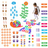 Sensory Path Decals For Floor & Wall | 173 Educational And Interactive Stickers For Kids | Sensory Walk Decals | Sensory Stimulation Decals | Floor Decals | Classroom Floor Stickers | Hallway Decals