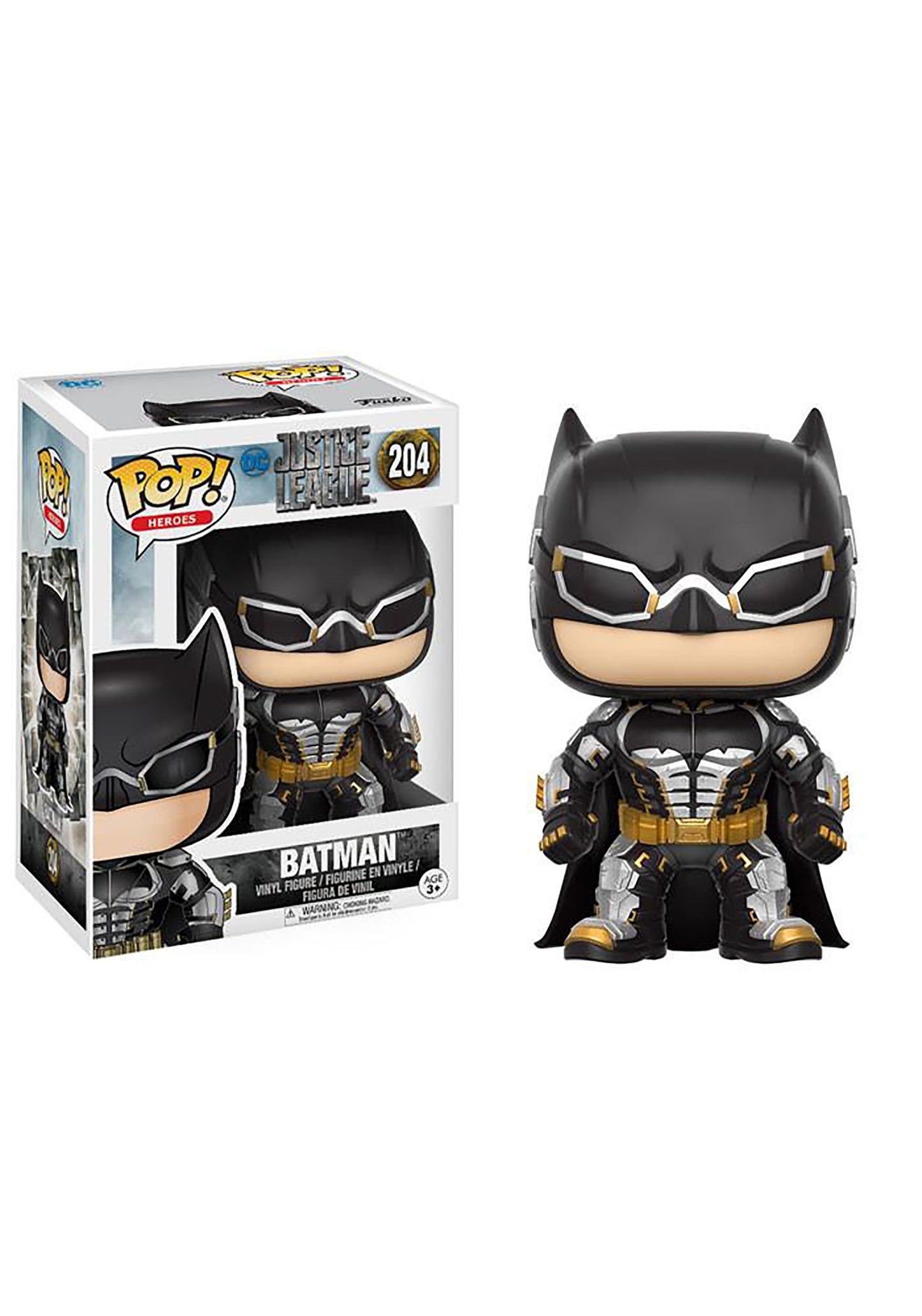 Funko POP! DC Justice League Batman Figure - Multicolor, One Size, Model 13485