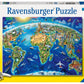 Ravensburger - World Landmarks Map - 200 Piece Jigsaw Puzzle - Stunning Imagery of Amazing Landmarks of The World - Vibrant Colors - enhanced Quality - Ideal Gift - Screen-Free Fun - Children Ages 8+