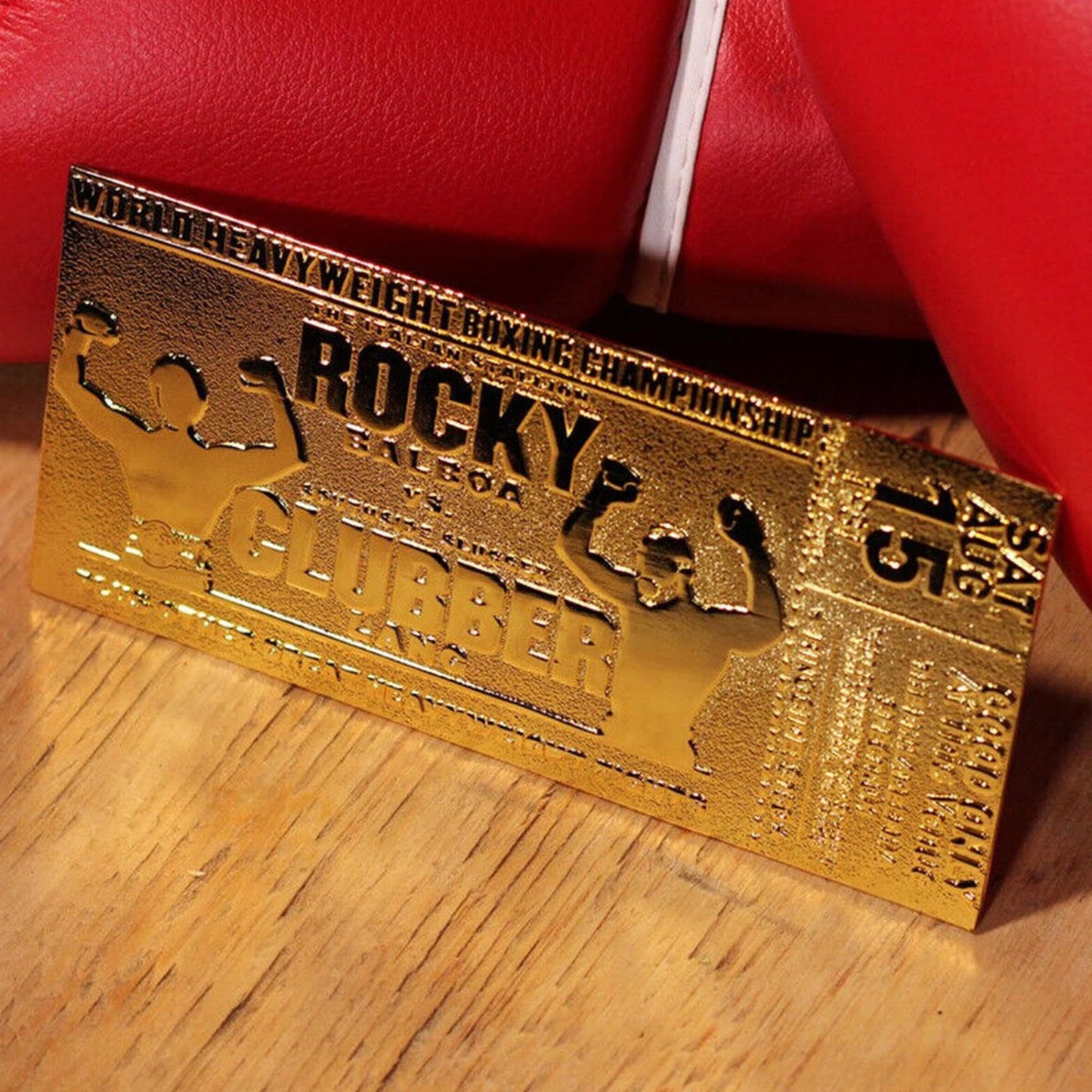 Rocky Iii Limited Edition 24K Gold Plated Fight Ticket