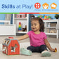 Melissa & Doug Wooden Take-Along Barn Toy With Flip-Up Roof And Handle, 10 Farm Play Pieces, Shape Sorting And Stacking Learning