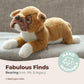 Bearington Boxer Dog Stuffed Animal: Brown and White Plush Fur  enhanced Fill  Realistic Breed Details; Perfect Birthday for Puppy Fans and Kids of All Ages; 8 inches (Lil Roscoe)