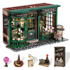 Fsolis DIY Miniature Dollhouse Kit for mature-themeds - Tiny House Mini Bookshelf Scene Kit 3D Wooden Puzzles Gifts for Women Teenagers Craft Lovers (Magic Wand)