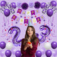 Naninuneno 14Th Birthday Decorations For Girls, Purple 14 Happy Birthday Balloons Supplies Including Purple Happy Birthday Banne